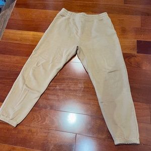 Brand New H&M Tan/Cream Sweatpants